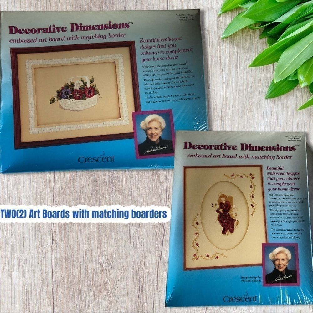 NIB Decorative Dimensions Art Board With Boarder